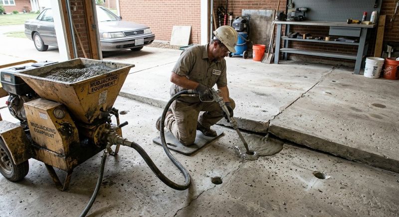 Concrete Poly Jacking in West Des Moines, IA
