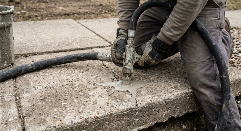 Concrete Settlement Repair in Columbus, OH