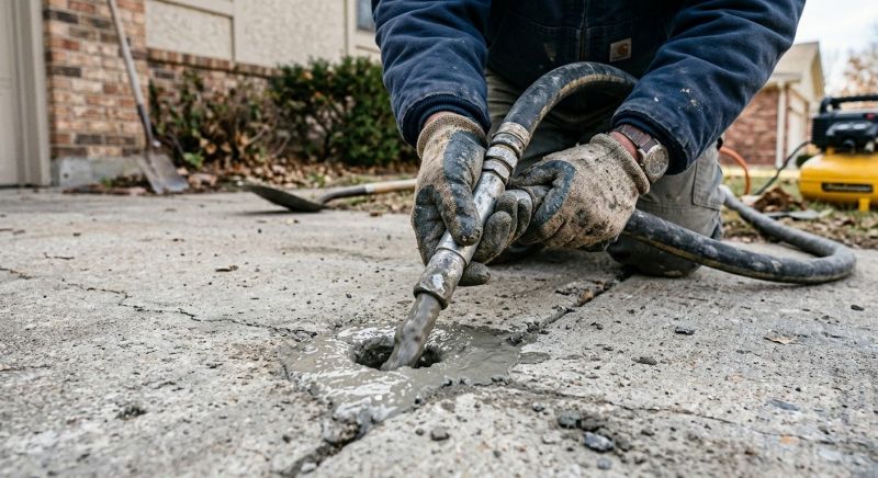 Driveway Slab Lifting in Columbus, OH