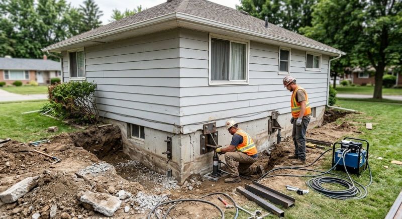 Foundation Pier Repair in Columbus, OH